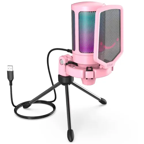 Image of Fifine USB Gaming Pc Microphone for Streaming Podcasts