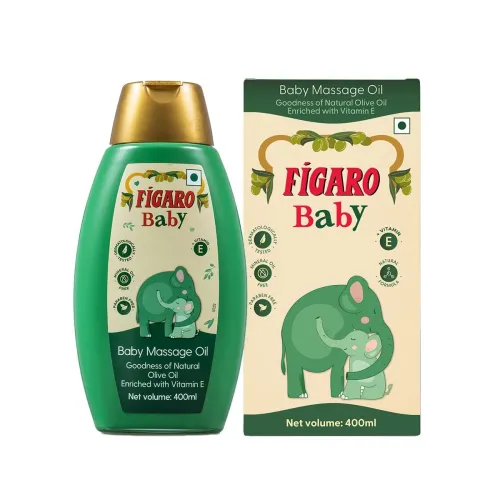 Image of Figaro Baby Massage Oil with Goodness of Natural Olive oil, 400ml