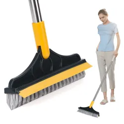 Figment Bathroom Cleaning Brush Bathroom Cleaning Accessories Tiles Cleaning Brush Bathroom Brush with Long Handle Tile 