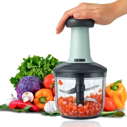 FIGMENT Manual Hand Press Push Chopper 1000 ML