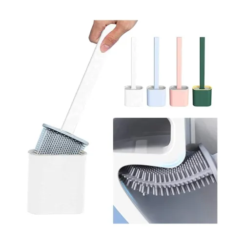 Image of Figment Silicone Toilet Brush & Holder Set