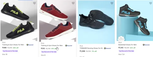 Image of Fila Men’s Sports Shoes starting @ ₹499