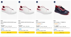 FILA Mens Shoes at minimum 70% Discount