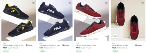 Image of Fila Men’s Sports Shoes at Minimum 70% Discount