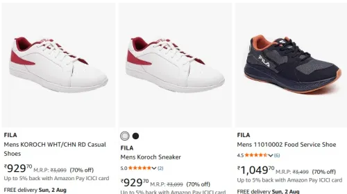 Image of Fila Men's Shoes up to 70% Discount