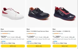 Fila Mens Sneakers at minimum 70% Discount