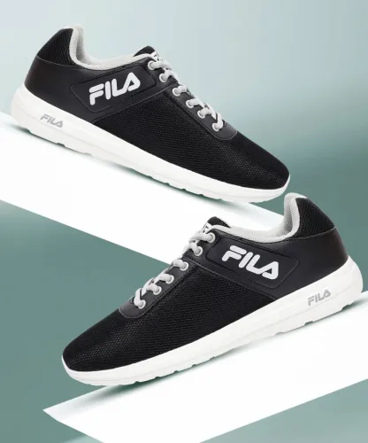 Image of FILA  Running Shoes For Men  (Black , 9)