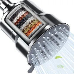 Smart Filtered High Pressure 5 Mode Shower Head Hard Water