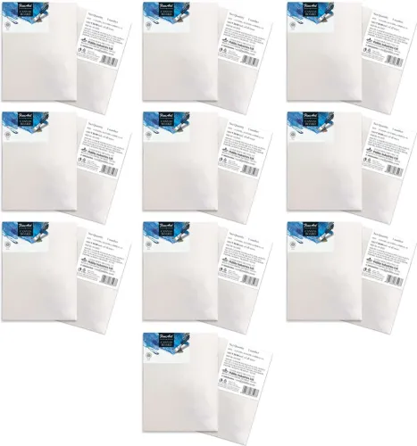 Image of Fine Art Canvas Board 6X8, Pack of 10