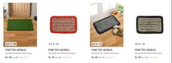 Fine Tex World Doormats starts @ ₹58