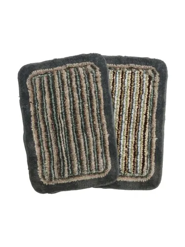 Image of FINE TEX WORLD Green Cotton Doormats