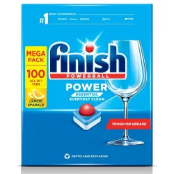 Finish Dishwasher Tablets Powerball 100 Lemon