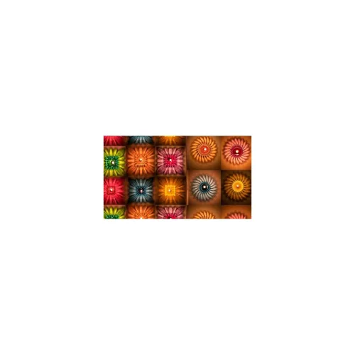 Image of FINZARA 12pcs Diwali Diyas Colourful 3D Reflection Diya