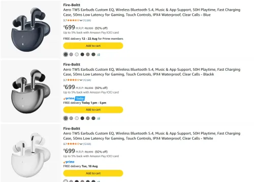 Image of Fire Bolt Smartwatches up to 92% Discount