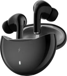 Fire-Boltt Aero TWS Earbuds, Custom EQ Profiles, 50H Battery, Quad Mic ENC, BT 5.4 13mm Bluetooth Headset (Black, True W