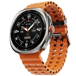 Fire-Boltt Axiom Round Smart Watch 1.43″ Super AMOLED Display with Always‑On Mode, Bluetooth Calling, Rotating Crown, SPO₂ & Heart Rate Monitor, IP67 Waterproof Silicone Smartwatch for Men -...