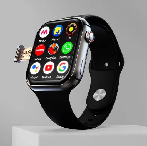 Image of Fire-Boltt Dream 4G calling smartwatch with Android OS, 2GB RAM & 16GB storage