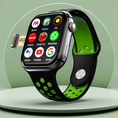 Image of Fire-Boltt Dream WristPhone - 4G SIM/LTE/WiFi, Android OS, Play store unlimited apps