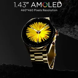 Fire-Boltt Invincible Plus 1.43\ AMOLED Display Smartwatch with Bluetooth Calling