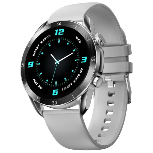 Image of Fire-Boltt Legacy Luxury Smartwatch – Grey Silicone