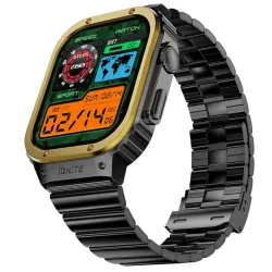 Fire-Boltt Maverick Smartwatch 51.308mm (2.02 inch) IPS Display, Luxury Stainless Steel Look, 320x385 Pixel Resolution, 