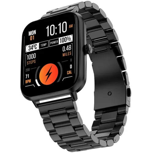 Image of Fire-Boltt Ninja Blaze Stainless Steel Strap Smart Watch