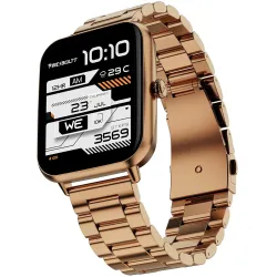 Fire-Boltt Ninja Blaze Smart Watch, Stainless Steel Strap & Steel Body, 1.83” Display Bluetooth Calling Built-in Mic & S