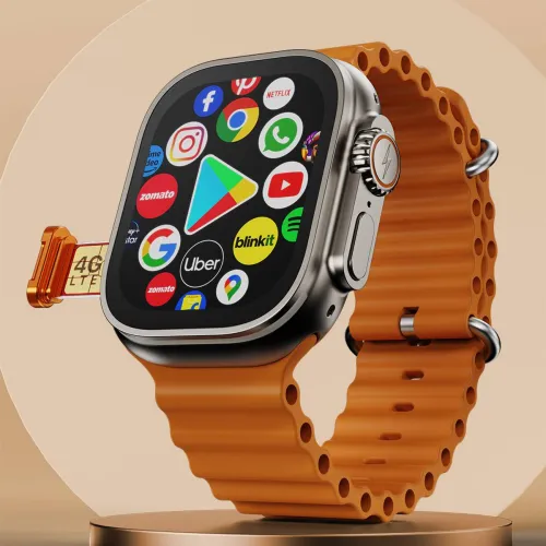 Image of Fire-Boltt Oracle Android Smartwatch (Orange)
