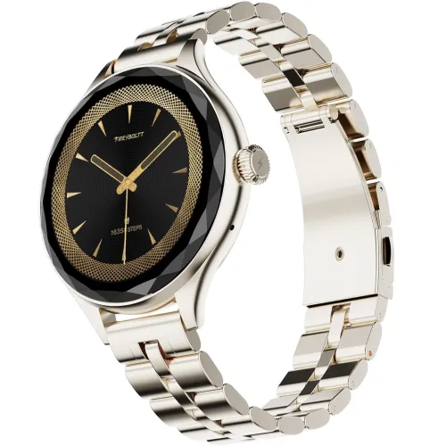 Image of Fire-Boltt Phoenix Aura Women Smart Watch with 1.26” Diamond-Cut HD Display, Rotating Crown, Wireless Charging, Bluetoot