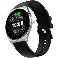 Fire-Boltt Phoenix Nova Smartwatch 1.43” Slim Super AMOLED Display, 466x466 Pixel Always-On Display, Bluetooth Calling, Health Tracker for Men & Women Midnight Black