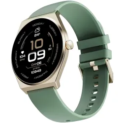 Fire-Boltt Phoenix Nova Smartwatch 1.43” Slim Super AMOLED Display, 466x466 Pixel Always-On Display, Bluetooth Calling, Health Tracker for Men & Women Mist Jade