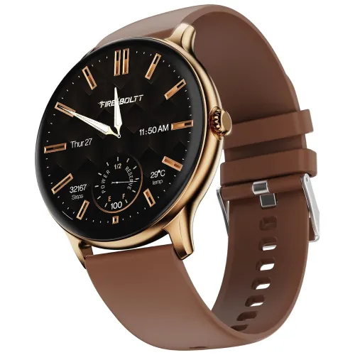 Image of Fire-Boltt Phoenix Pro Round Smart Watch 1.39″ HD Display with Bluetooth Calling, AI Voice Assistant, SpO2 & Heart Rate 