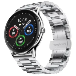 Fire-Boltt Phoenix Pro Round Smart Watch 1.39 \' Display with Bluetooth Calling,AI Voice Assistant,SpO2 & Heart Rate Monitor, 120+ Sports Modes,IP67 Waterproof Metal Smart Watch for Men & Wo...