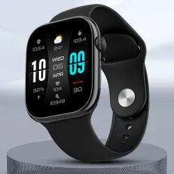Fire-Boltt Ring X Smartwatch (Black S Strap, Free Size)