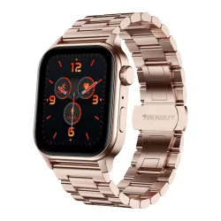 Fire-Boltt Rise Luxe Bluetooth Calling Smart Watch, 1.85”HD Display,AI Outfit Watch Face, 2 Looks in 1 Watch, Extra Straps at ₹99, 120+ Sports Modes, Metal Smartwatch for Men & Women (Rose G...