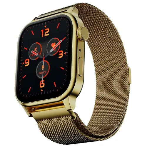 Image of Fire-Boltt Rise Round Smart Watch 1.85″ HD Display with Bluetooth Calling, Rotating Crown, AI Voice Assistant