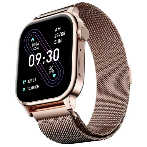 Image of Fire-Boltt Rise Smart Watch, 1.85\' HD Display, Metal Body with Bluetooth Calling,
