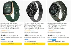 Fire-Boltt Smart Watch Upto 95% Discount