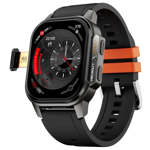 Image of Fire-Boltt Snapp Smartwatch (4G SIM, Camera, AMOLED, 2GB+16GB) 