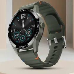 Fire-Boltt Talk 1.39 Inch Bluetooth Calling Smartwatch Green Wave