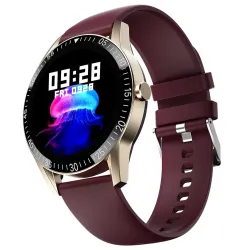 Fire-Boltt Talk Round Smart Watch 1.39″ TFT Display with Bluetooth Calling, Dual Button, Voice Assistance, SPO₂ & Heart 