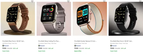 Image of Fire-Boltt Watches upto 90% discount 