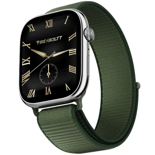 Image of Fire-Boltt Ninja X Ring Smart Watch with 1.96” Large Display, Bluetooth Calling, Wireless Charging, AI Voice Assistant, 