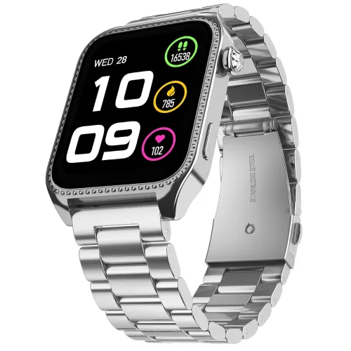 Image of Fire-Boltt Xelor Luxury Stainless Steel Smart Watch. 1.78\' AMOLED, Always-On Display, 368 * 448 px Resolution, Bluetoot