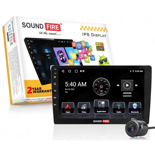 Image of Sound FIRE NEXGeneration Bass-Blaster 9 \' Inch Q-LED Car-Play (2GB /32GB) Android Car Stereo (Double Din)