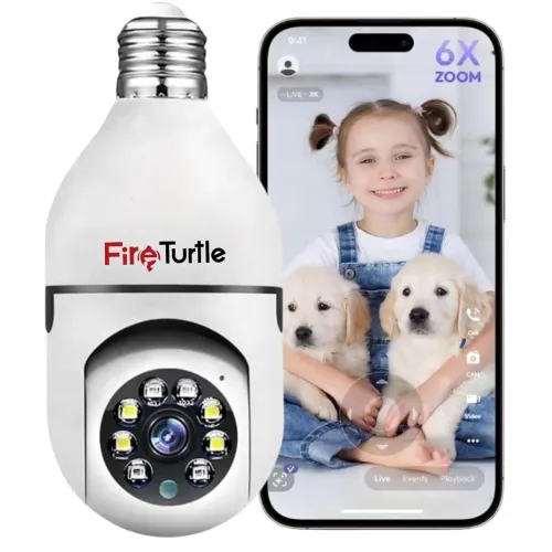Image of Fire Turtle Smart Security 360° Camera 1080p Wireless Specification