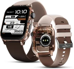 Fire-Boltt Rise Phantom 1.85 Display Transparent Clear Body Design Rotating