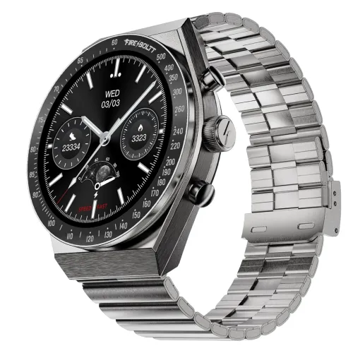 Image of Fire-Boltt Spacewatch 1.43inch AMOLED (BT Calling, SS Strap, Wireless Charging) 