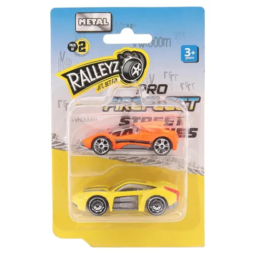 Image of Firefleet Jet Set Go Metal Cars for Kids (Pack of 2)