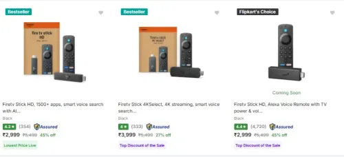 Image of Firetv" Firetv Stick at up to 45% Discount